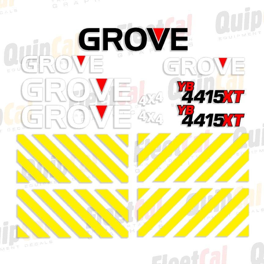 Grove Yard Boss Crane Decals