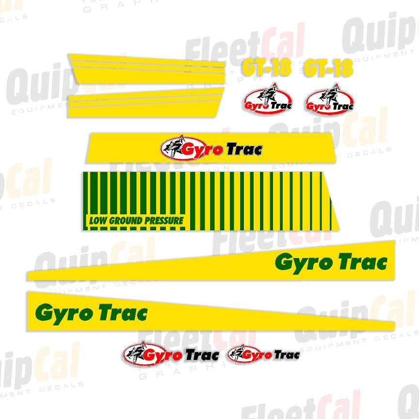 Gyro Trac Mulcher Decals