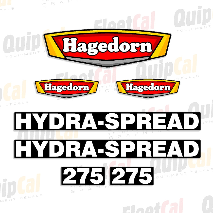 Hagedorn Manure Spreader Decals