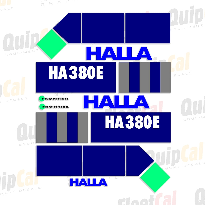 Halla Wheel Loader Decals