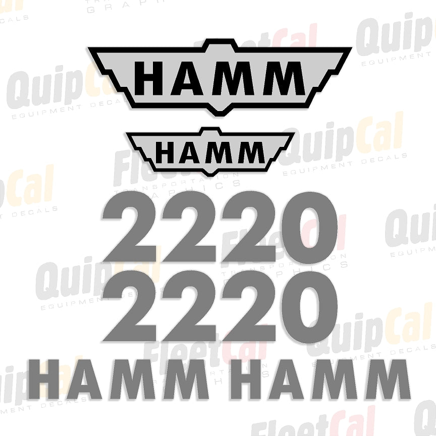 Hamm Compactor Decals