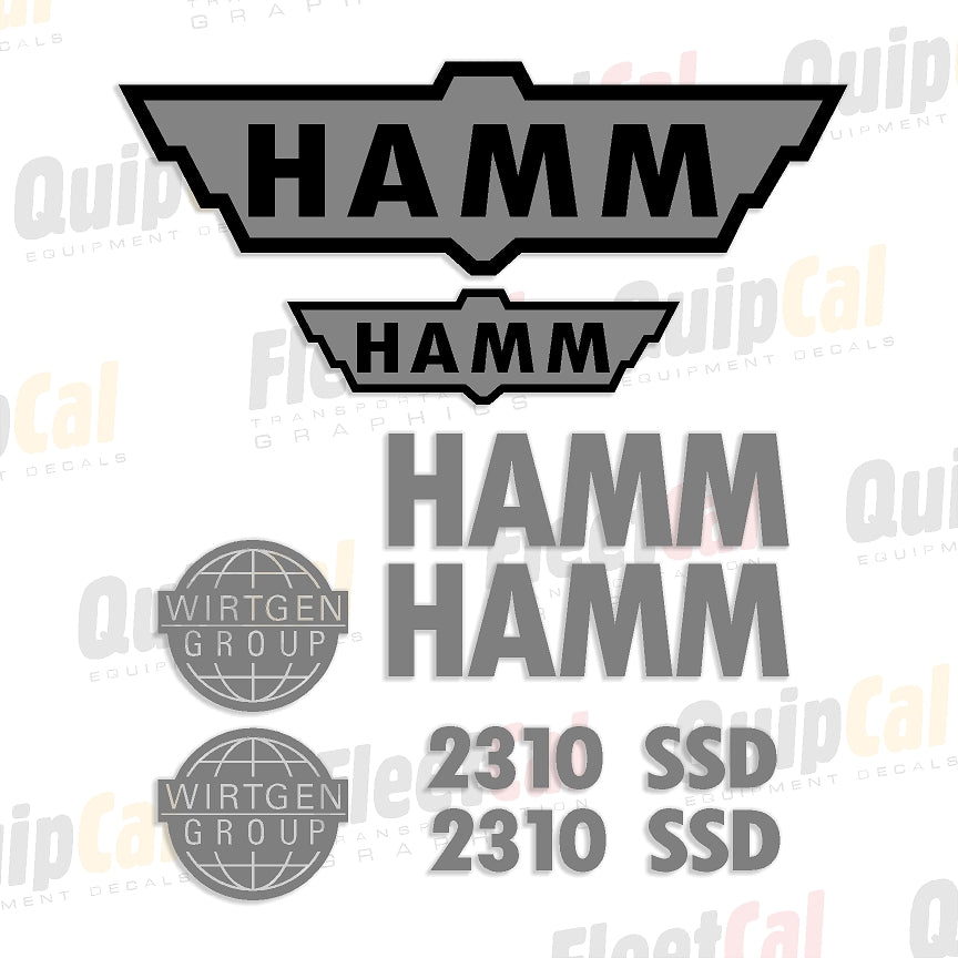 Hamm Compactor Decals