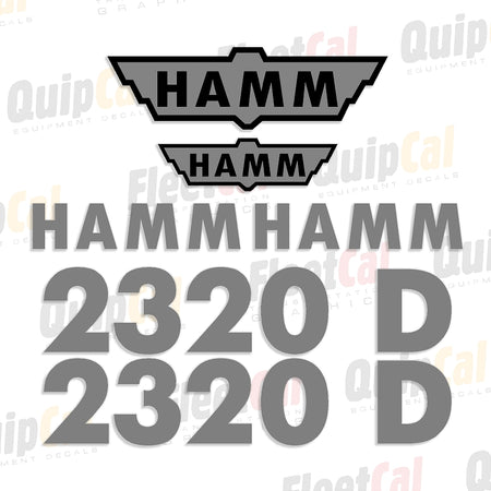 Hamm Compactor Decals