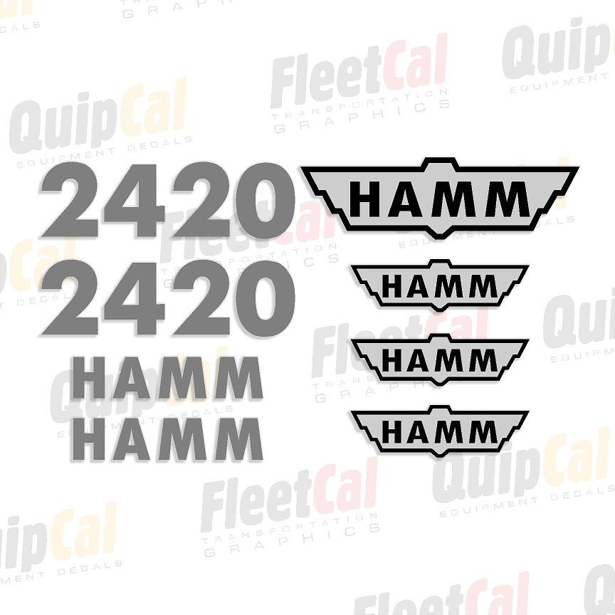 Hamm Compactor Decals