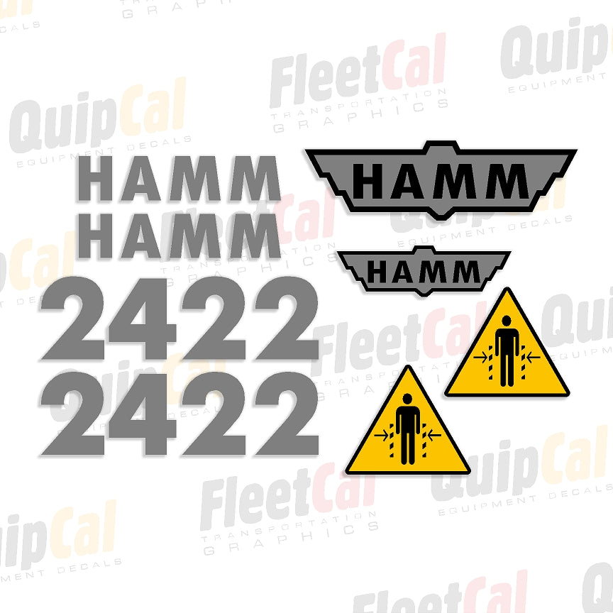 Hamm Compactor Decals