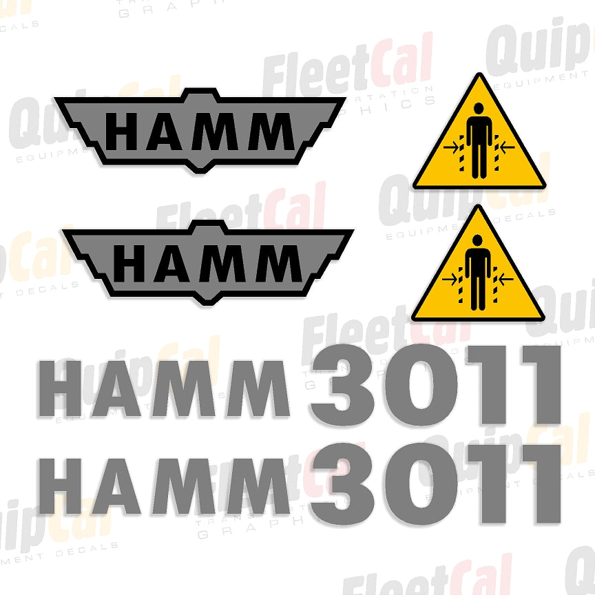 Hamm Compactor Decals