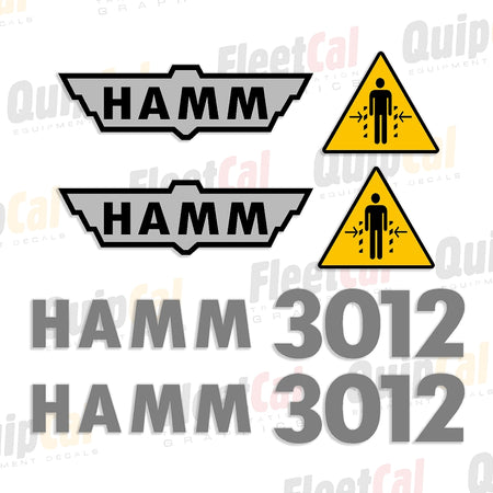 Hamm Compactor Decals