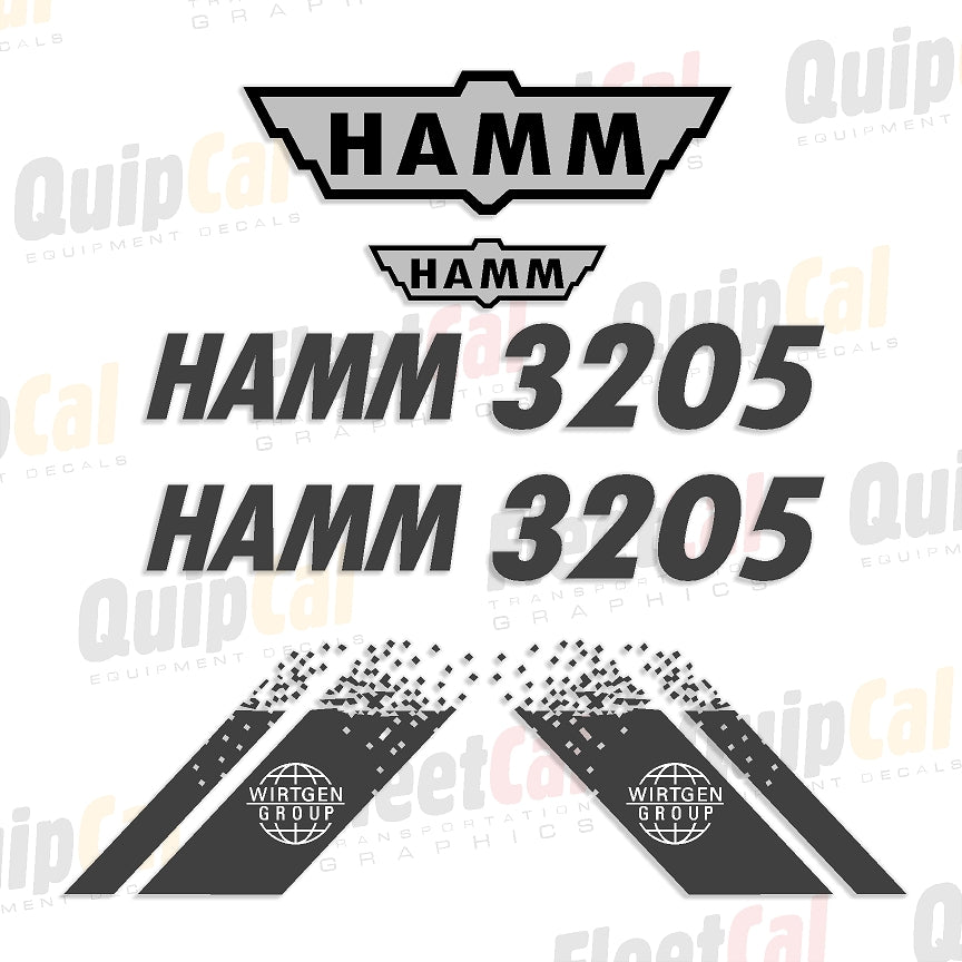 Hamm Compactor Decals