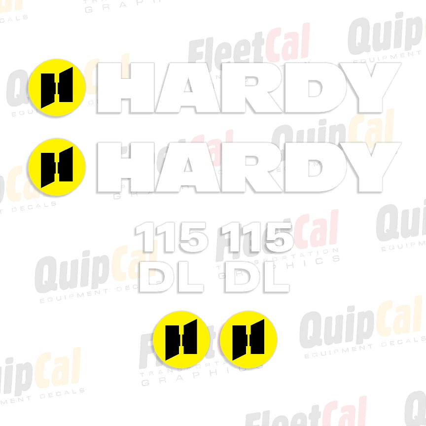 Hardy Front Loader Decals