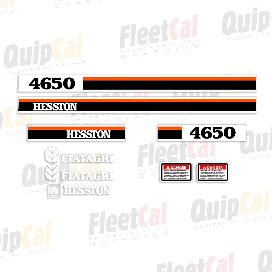 Hesston Square Baler Decal Set