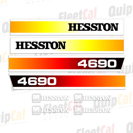 Hesston Square Baler Decal Set