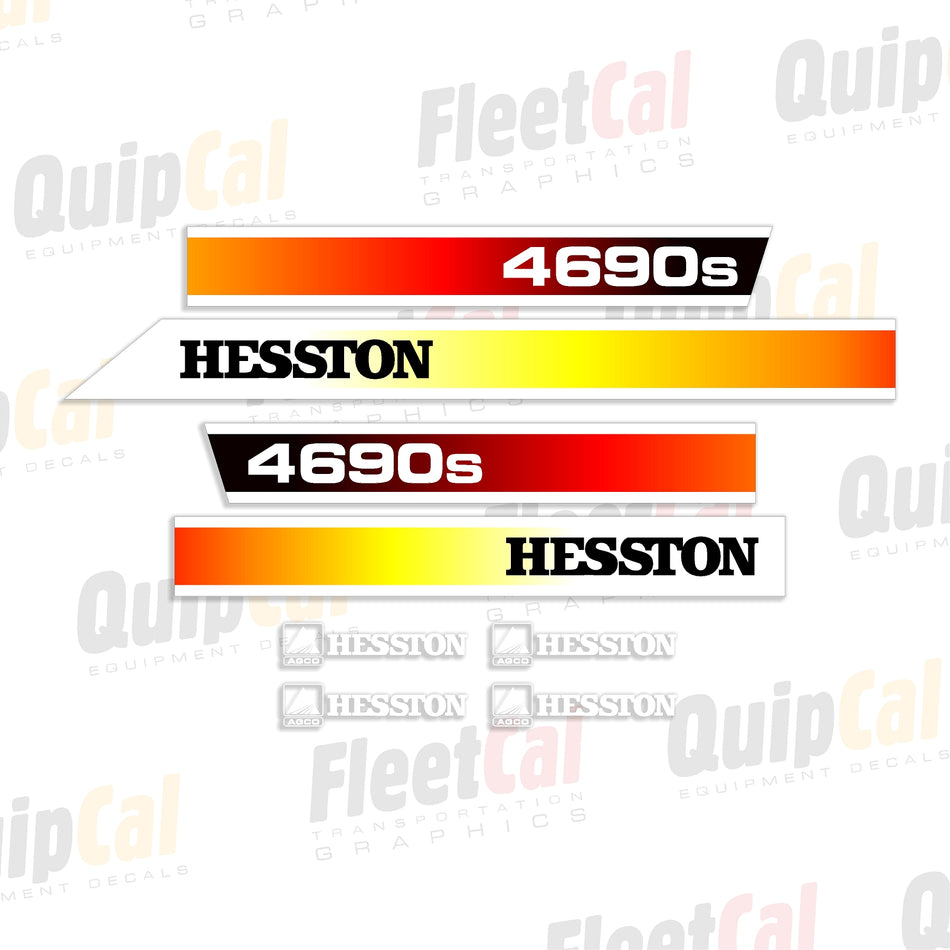 Hesston Square Baler Decal Set