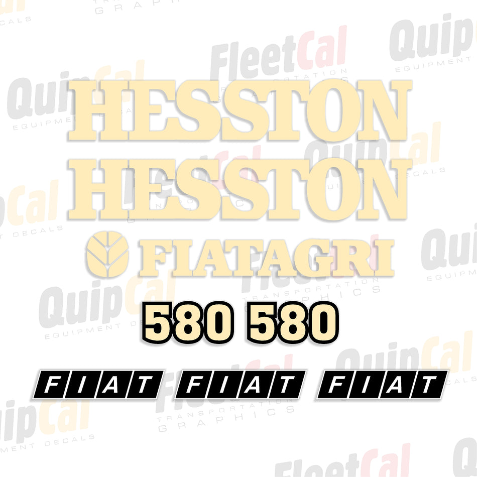 Hesston Tractor Decal Set