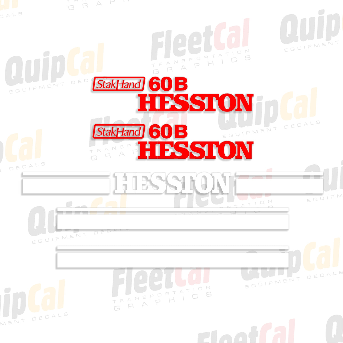 Hesston Bale Stacker Decal Set