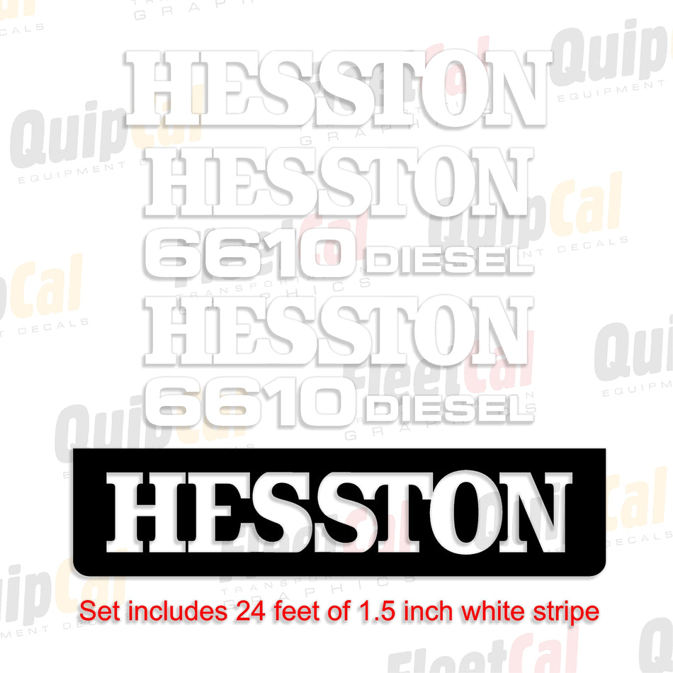 Hesston Swather Decal Set