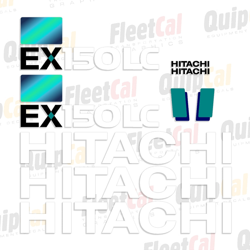 Hitachi EX150 LC-5 markeringsstickerset