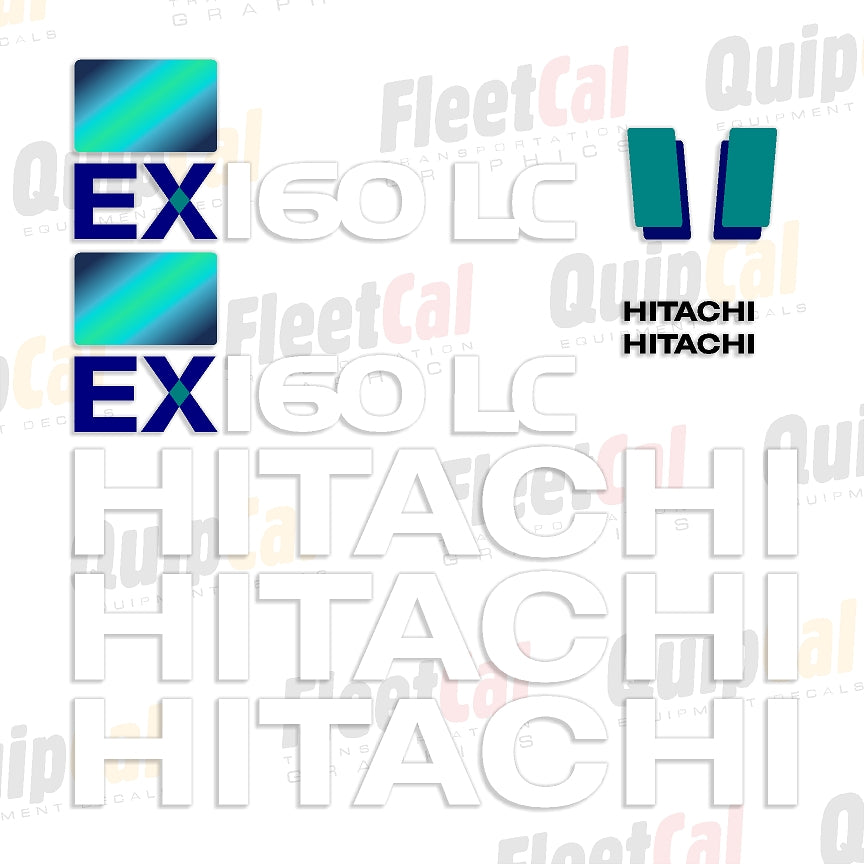 Hitachi EX160 LC-5 markeringsstickerset