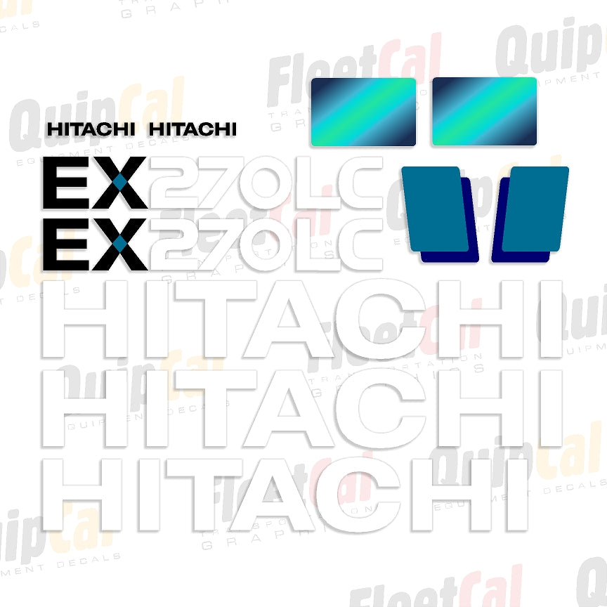 Hitachi EX270 LC-5 markeringsstickerset