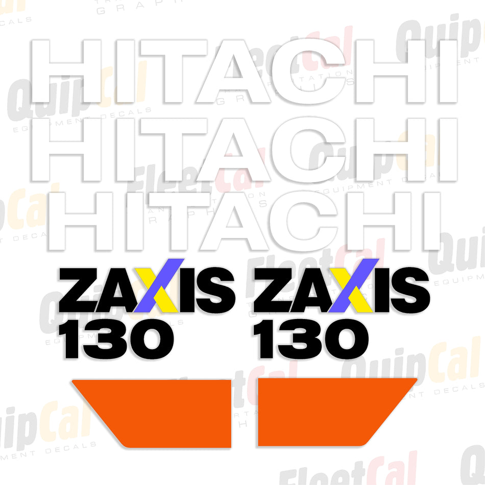 Hitachi Excavator Decal Set