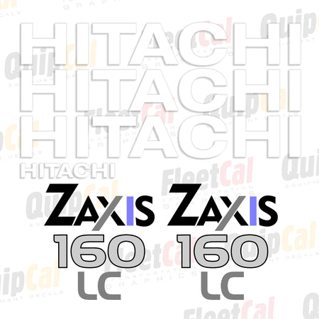 Hitachi Excavator Decal Set