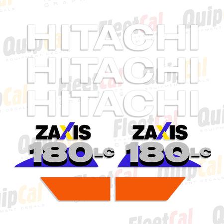 Hitachi Excavator Decal Set