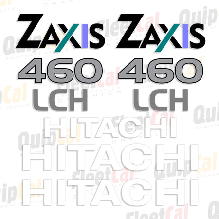 Hitachi Excavator Decal Set