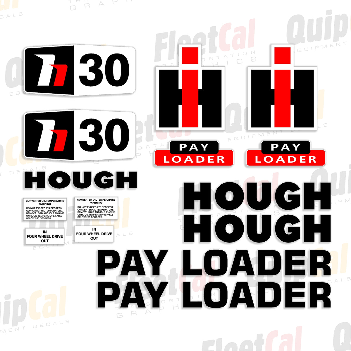 Hough Payloader Decals 