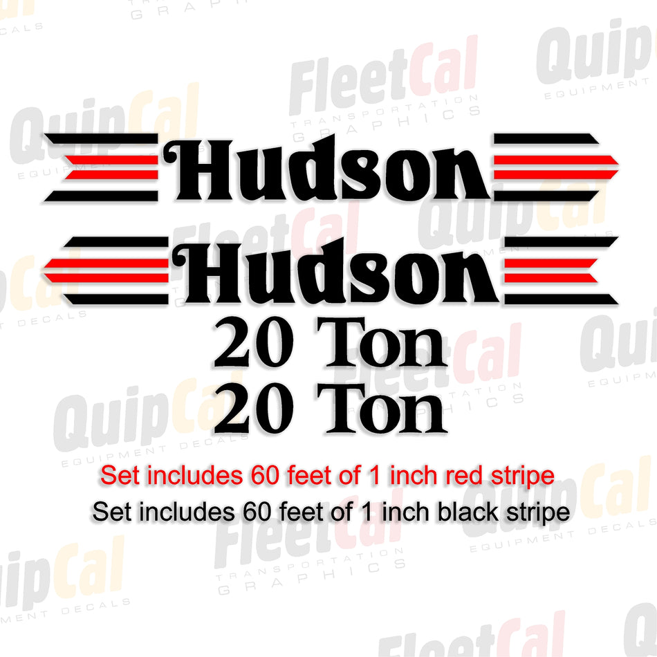 Hudson Trailer Decal Set