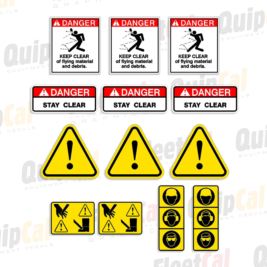 Hydraulic Breaker Safety Decals