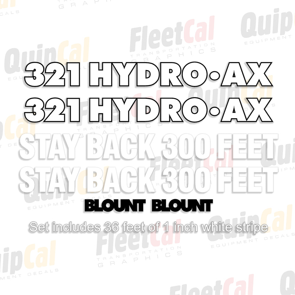 Hyrdo-Ax / Blount Decal Set