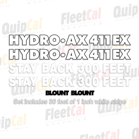 Hyrdo-Ax / Blount Decal Set