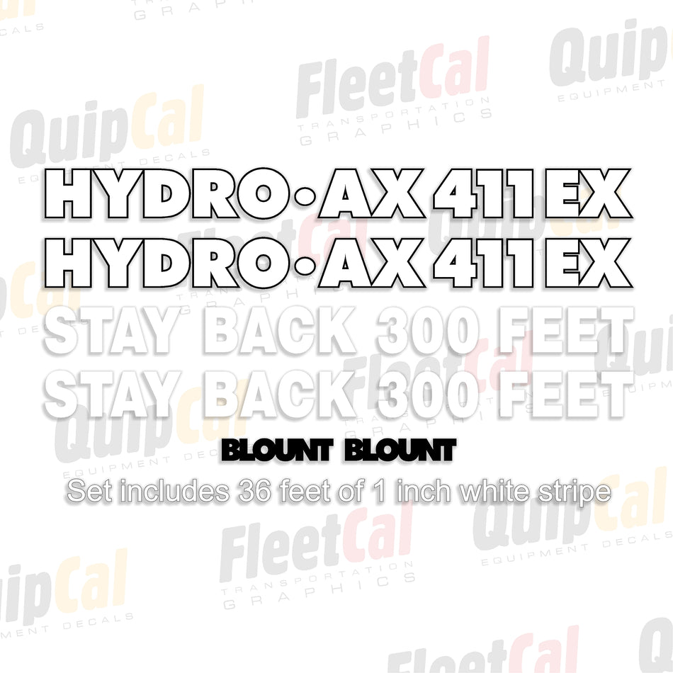 Hyrdo-Ax / Blount Decal Set