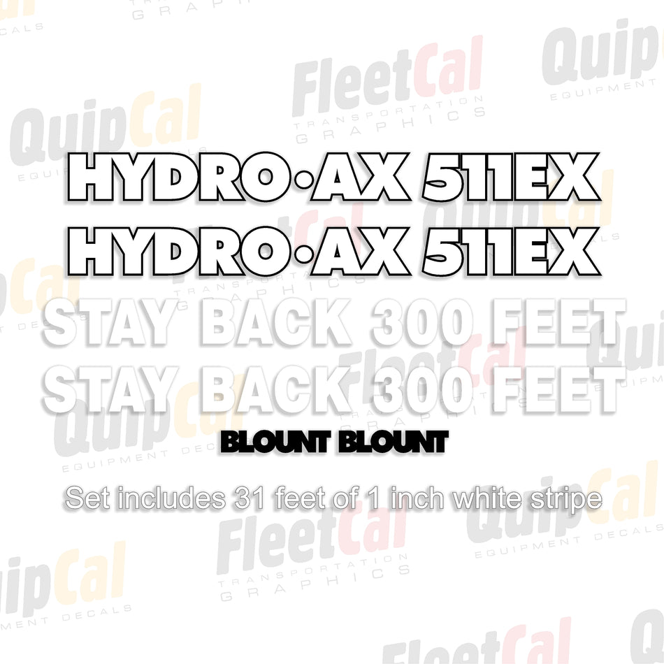 Hyrdo-Ax / Blount Decal Set