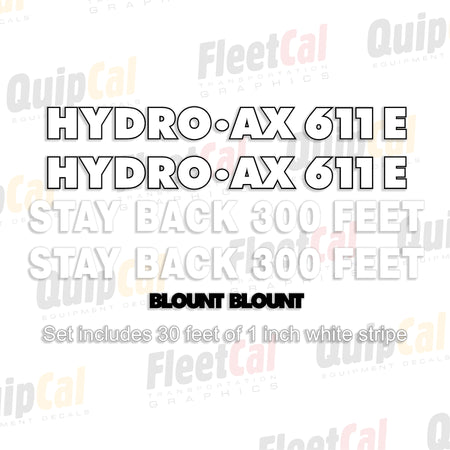 Hyrdo-Ax / Blount Decal Set