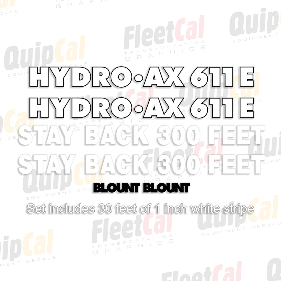 Hyrdo-Ax / Blount Decal Set