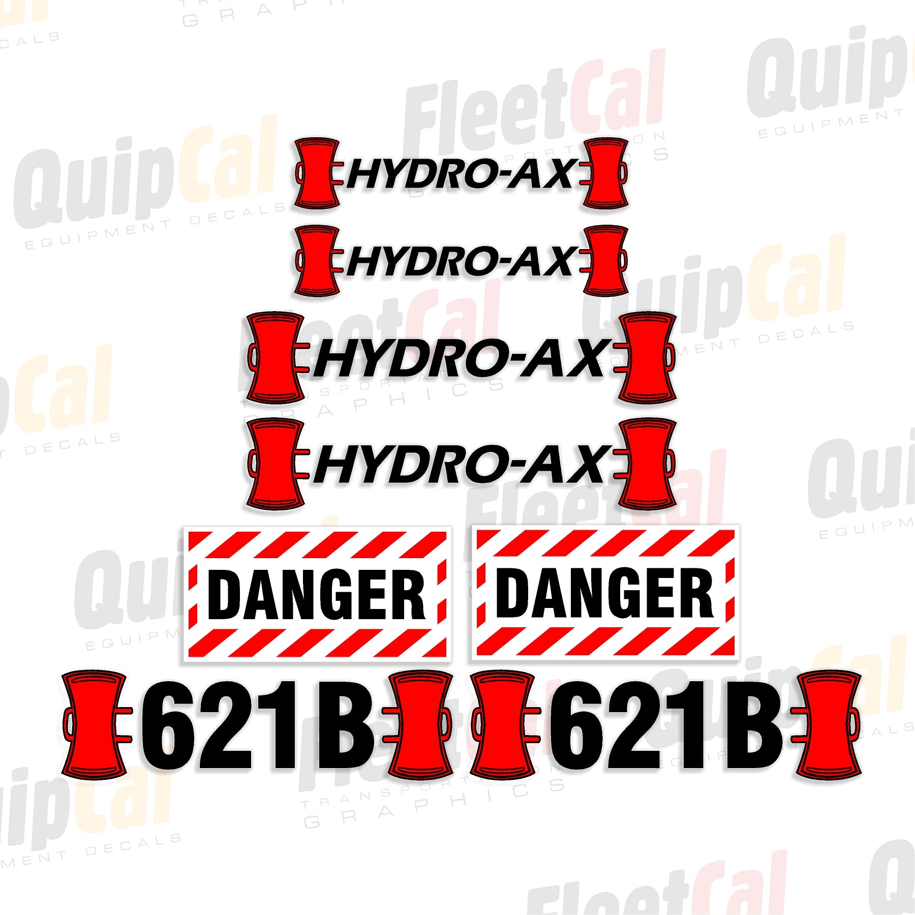 Hydro-Ax Decal Set