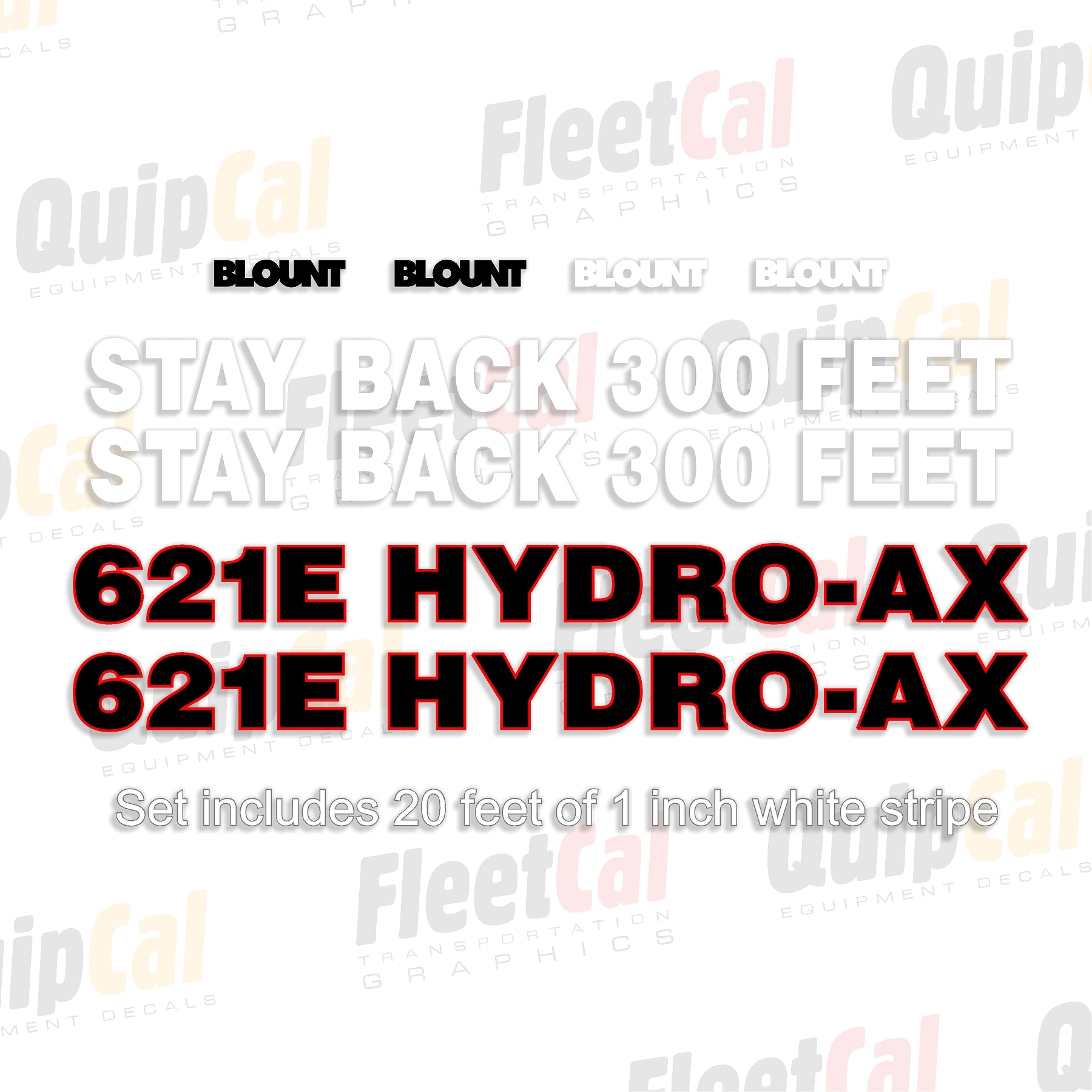 Hydro-Ax Decal Set