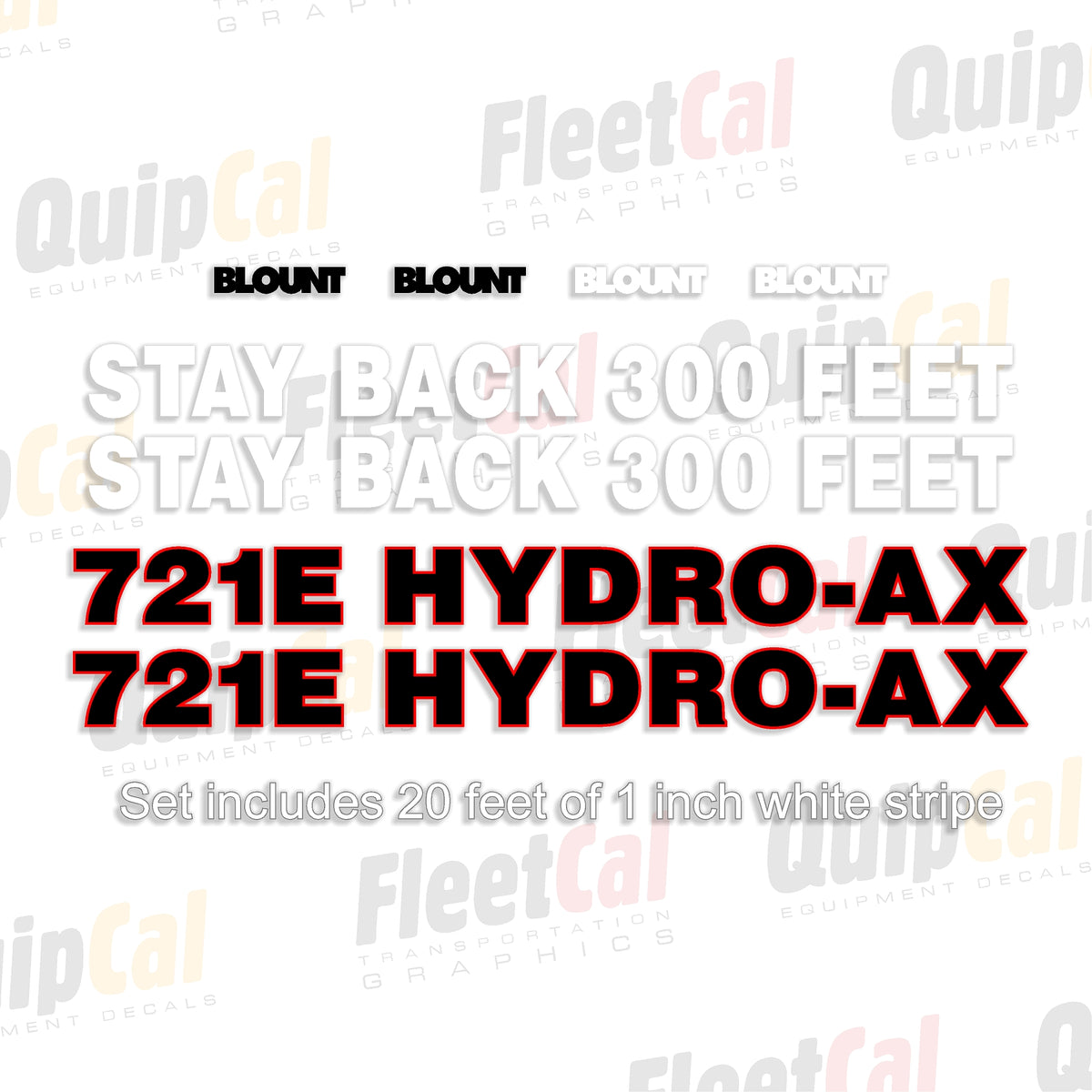 Hydro-Ax Decal Set