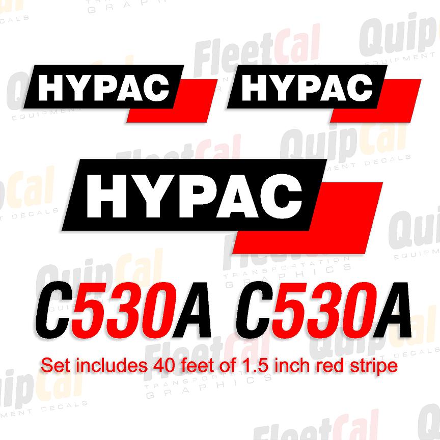 Hypac C530A Marking Decal Set