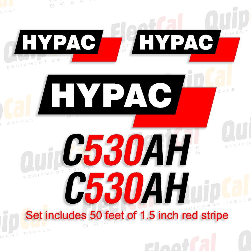 Hypac C530AH Marking Decal Set