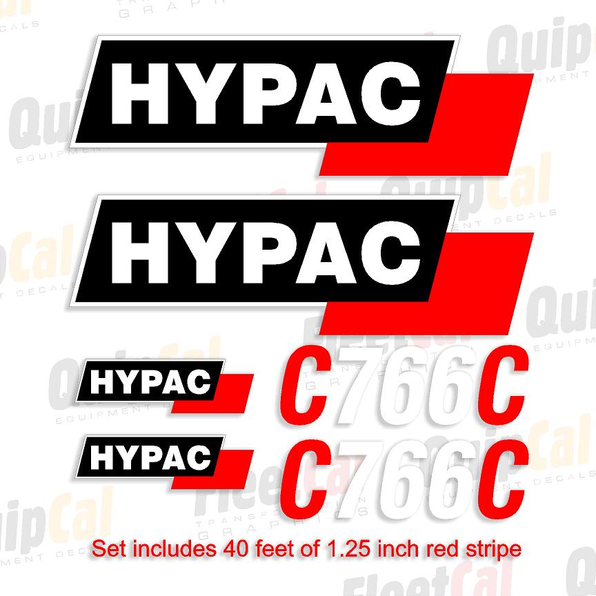 Hypac C766C Marking Decal Set