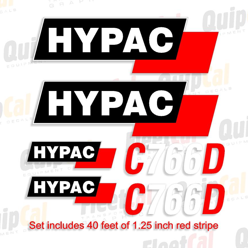 Hypac C766D Marking Decal Set