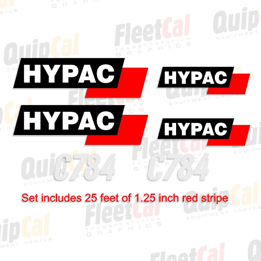 Hypac C784 Marking Decal Set