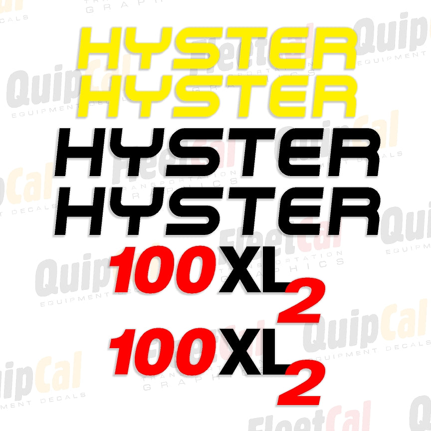 Hyster Forklift Decals