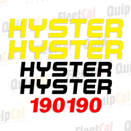 Hyster Forklift Decals