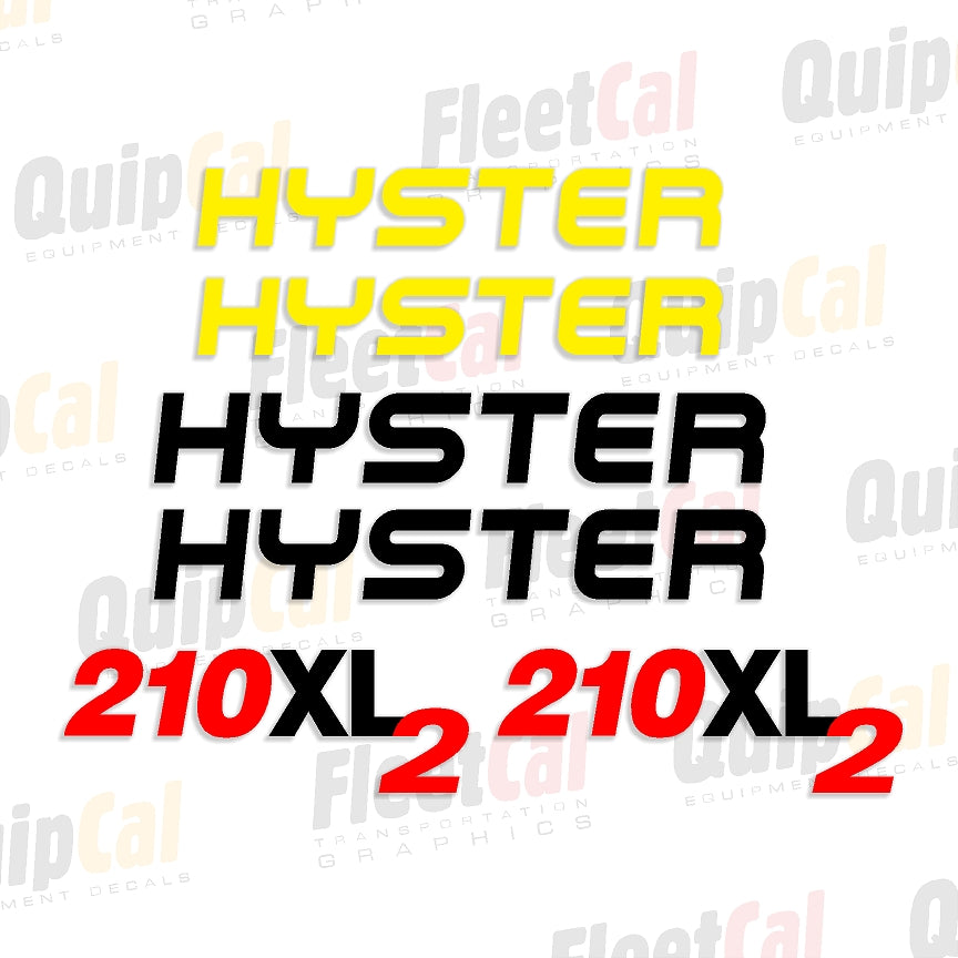 Hyster Forklift Decals