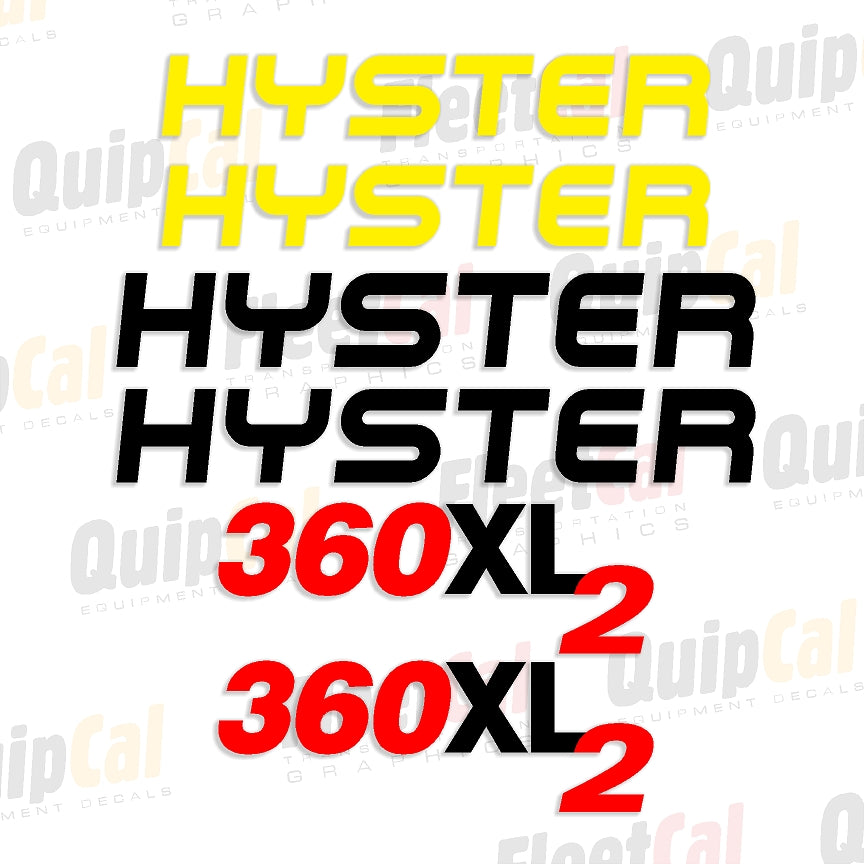 Hyster Forklift Decals