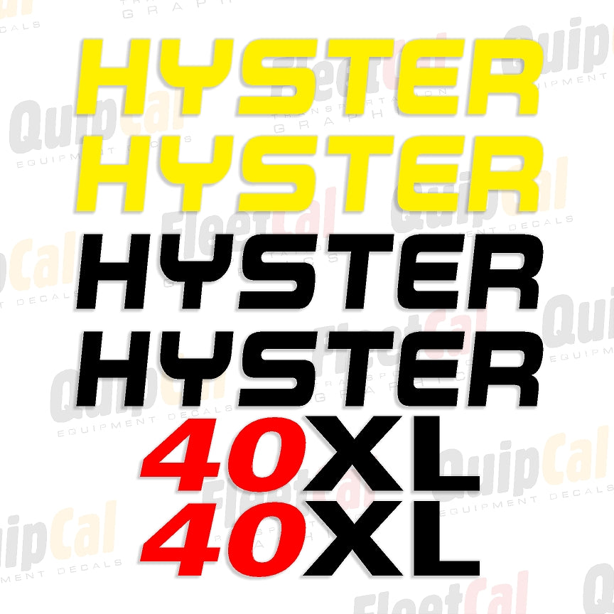 Hyster Forklift Decals