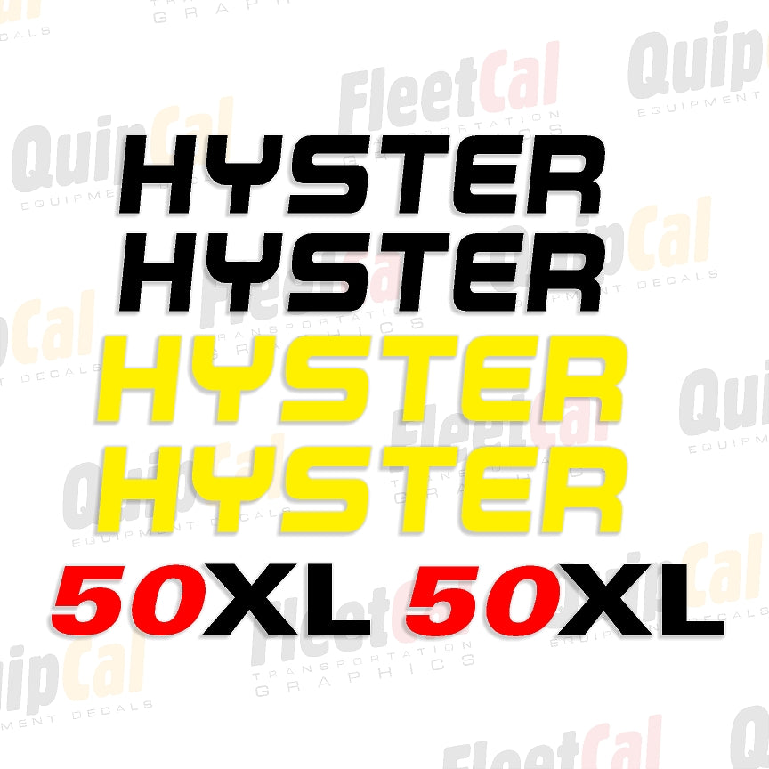 Hyster Forklift Decals