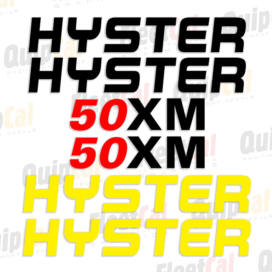 Hyster Forklift Decals